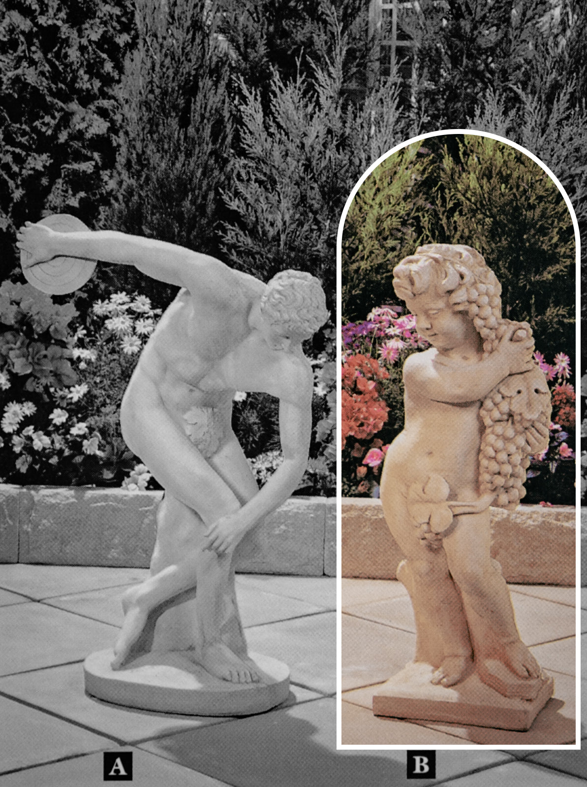 Bacco Medium Concrete Garden Statue