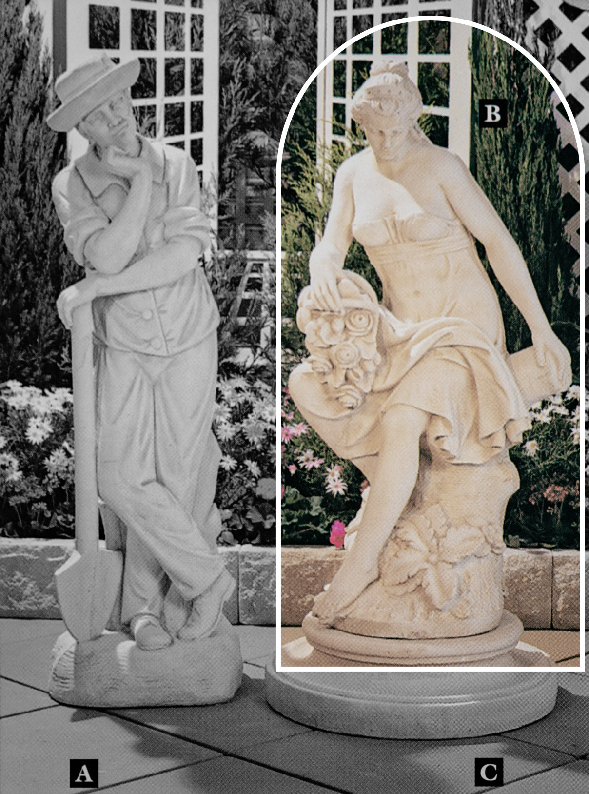 Elenora Large Concrete Garden Statue