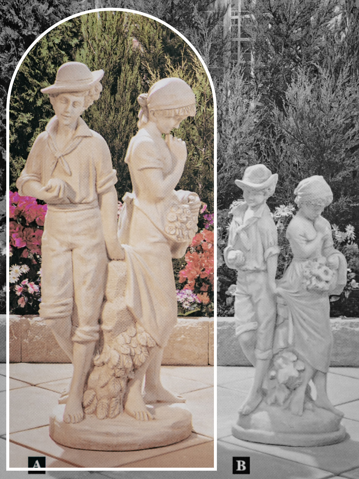 First Love (Large) Medium Concrete Garden Statue