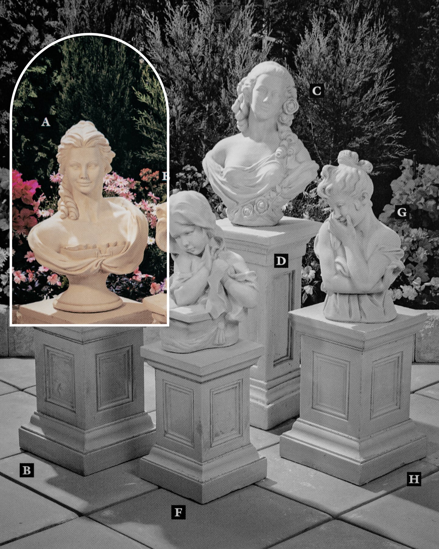 Kathleen Medium Concrete Garden Statue