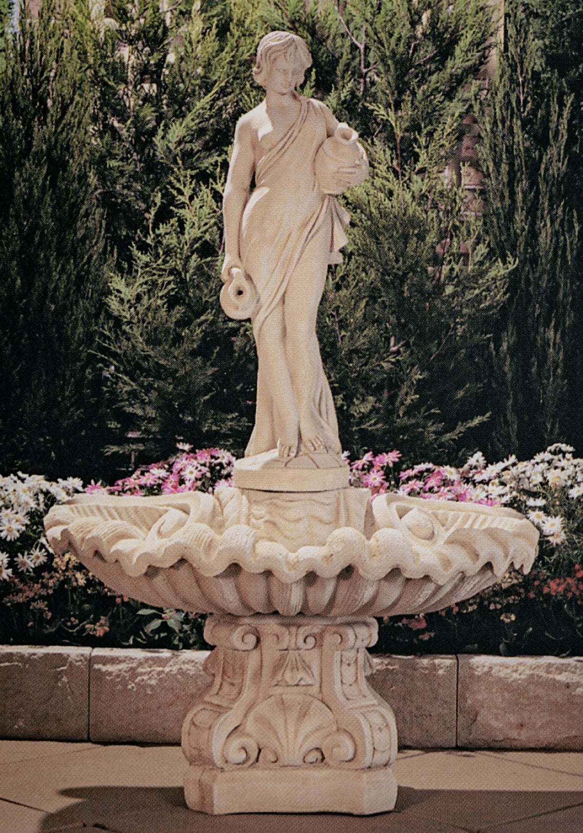 The Caprice Concrete Wall Fountain