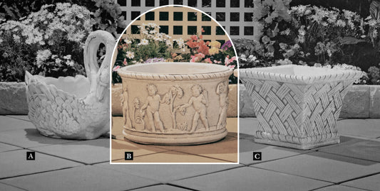 The Chianti Urn Concrete Garden Planter
