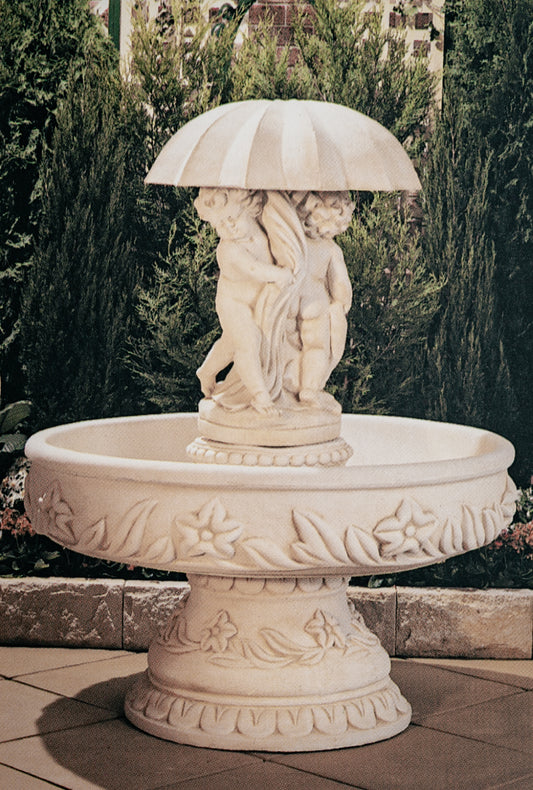 The Darlington Umbrella Concrete Fountain