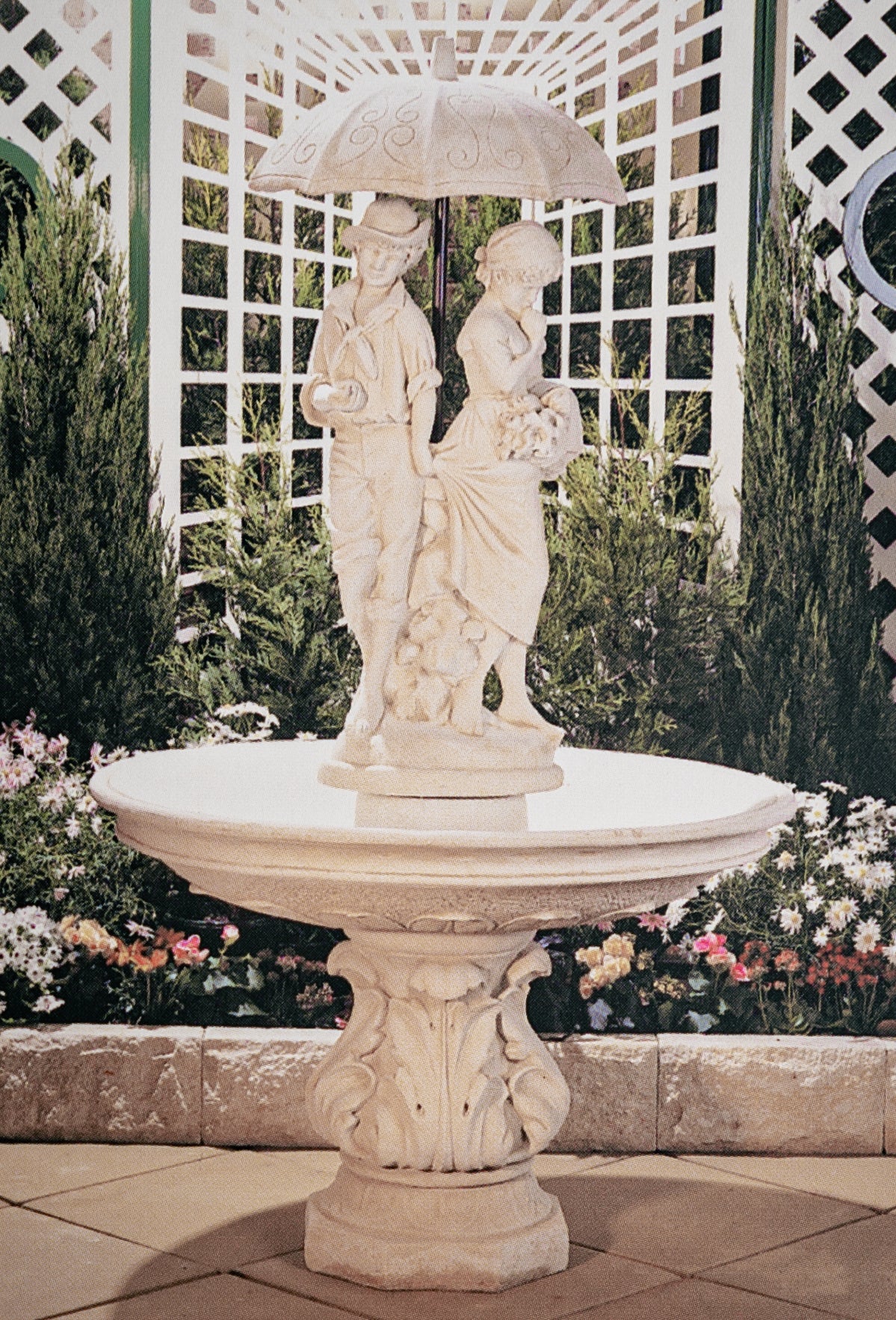 The First Love Concrete Fountain