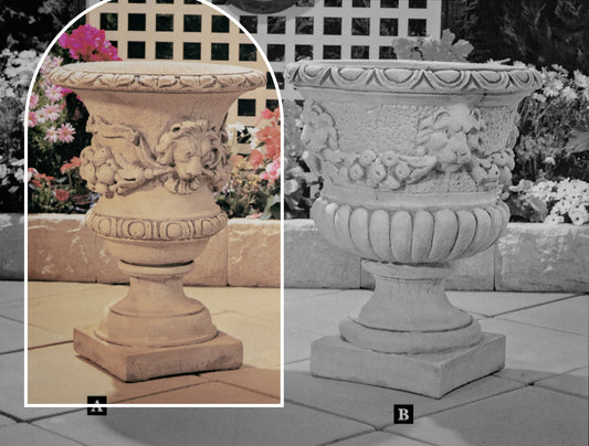 The Jacaranda Urn Concrete Urn