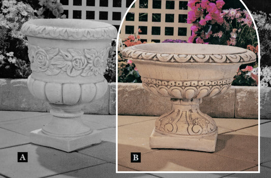The Latino Urn Concrete Garden Planter