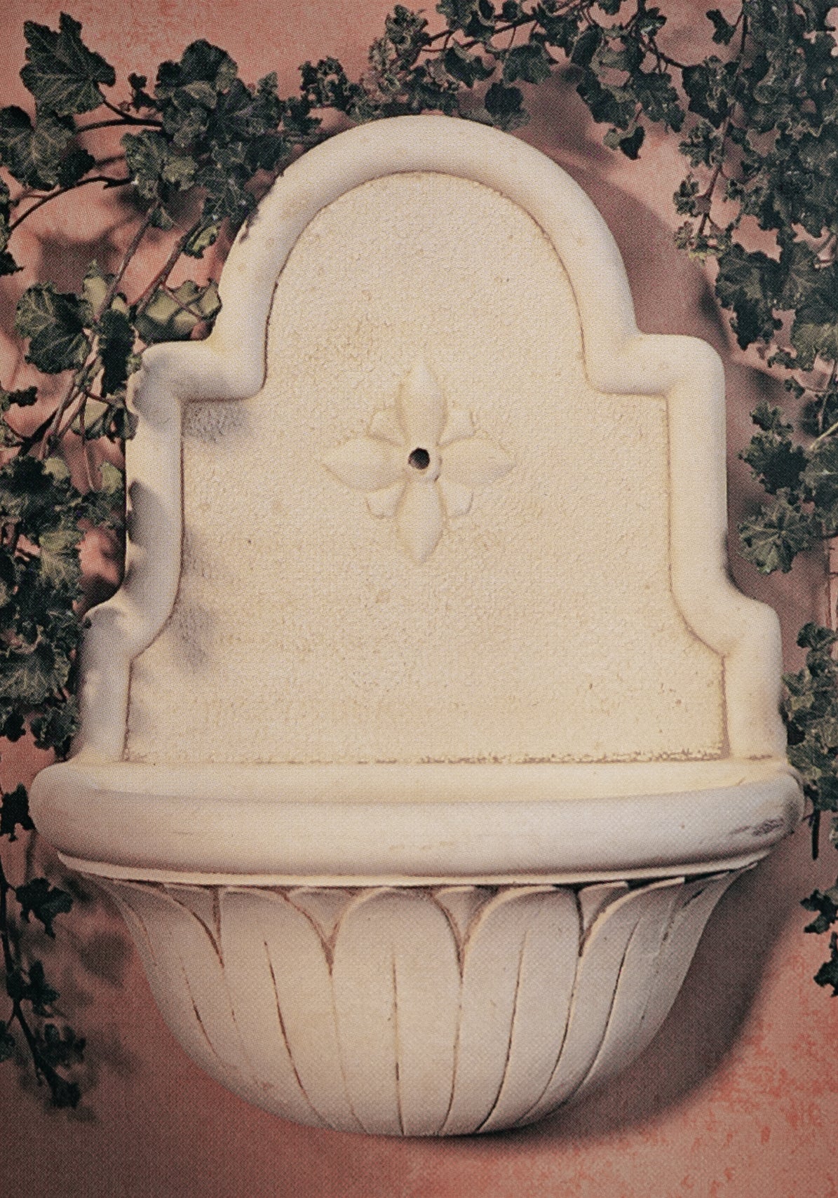 The Leaf Concrete Wall Fountain