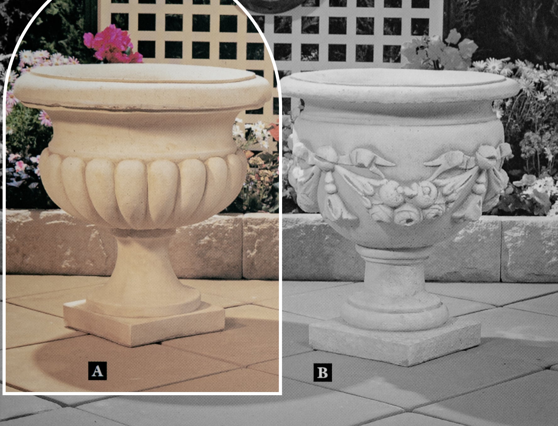 The Oxford Urn Concrete Urn