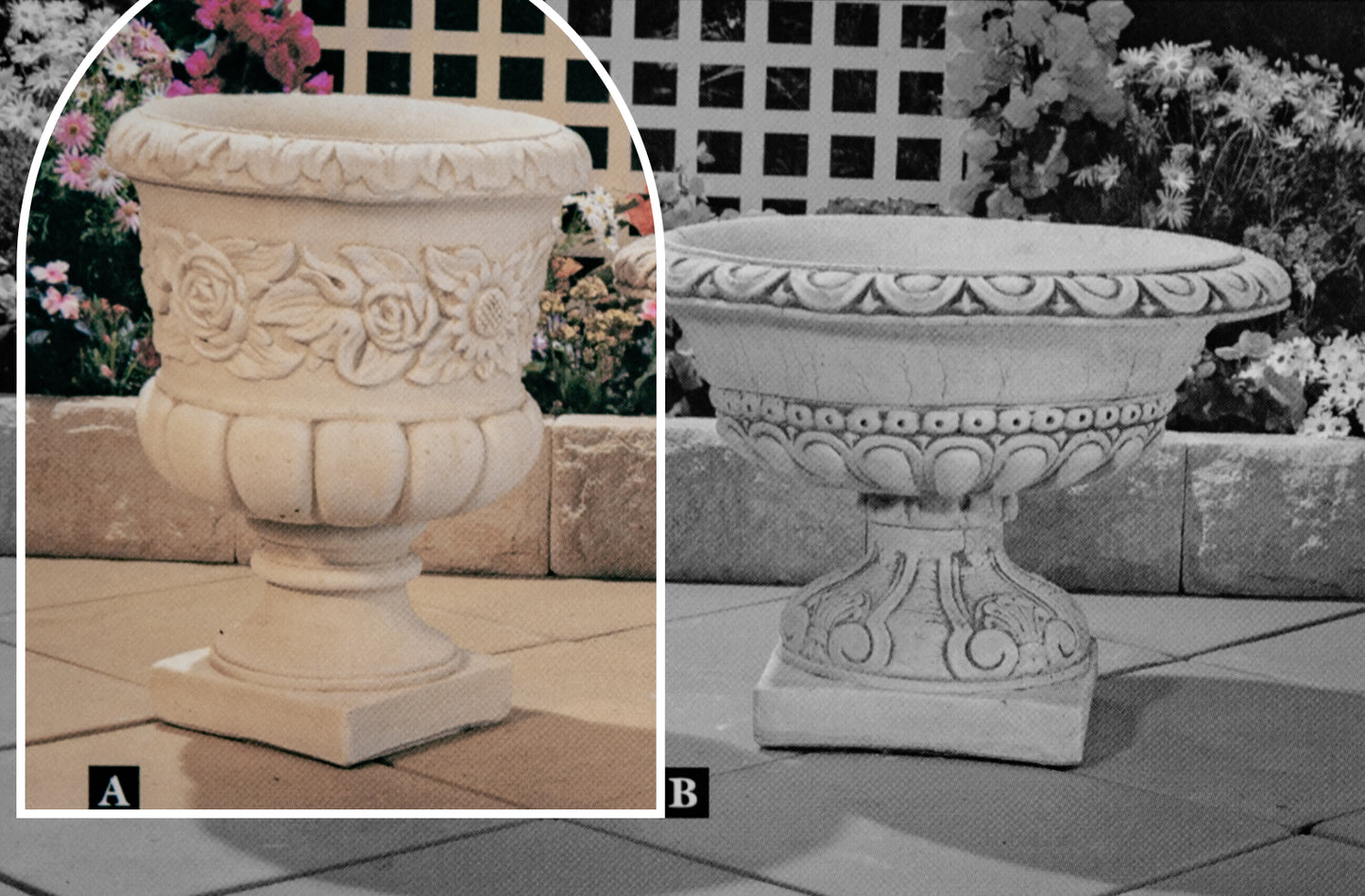 The Roma Urn A Concrete Garden Planter