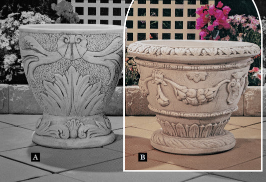 The Sorrento Urn Concrete Garden Planter