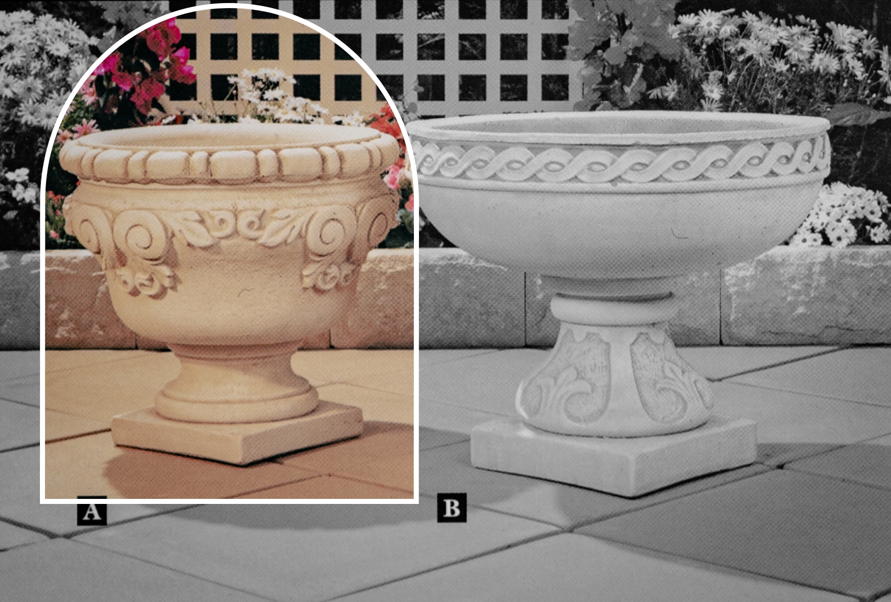 The Swansea Urn Concrete Urn