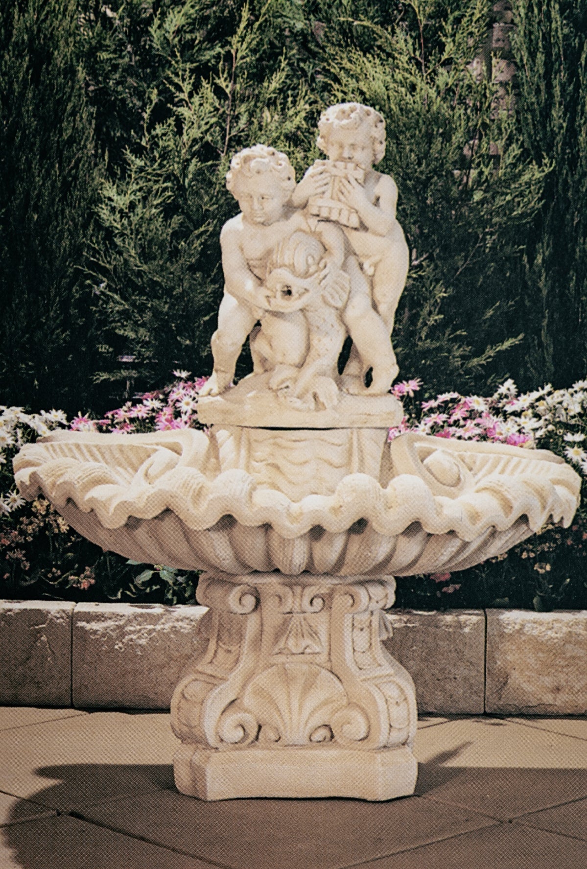The Turin Concrete Wall Fountain