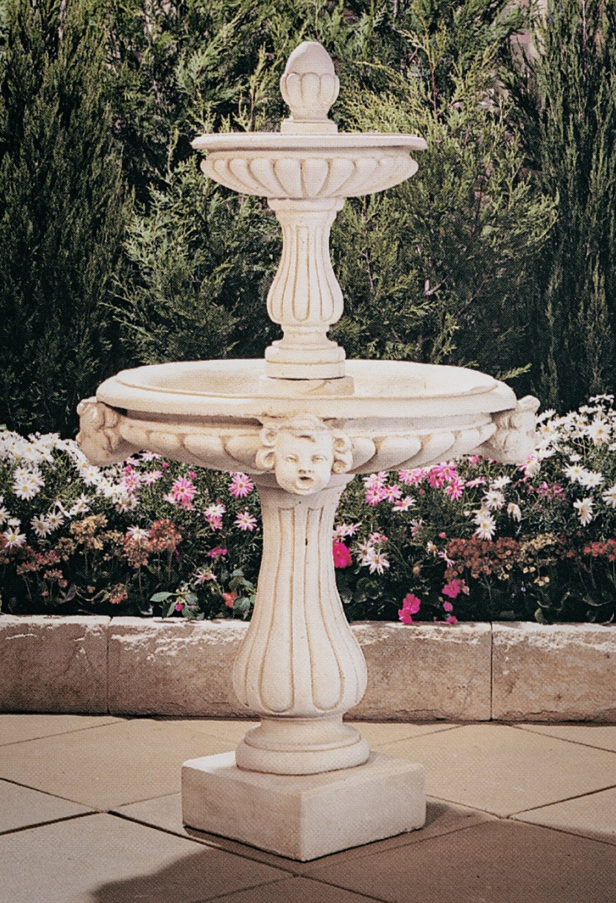 The Villa Concrete Fountain