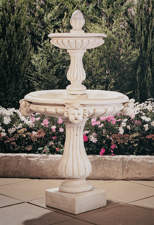 The Villa Concrete Fountain