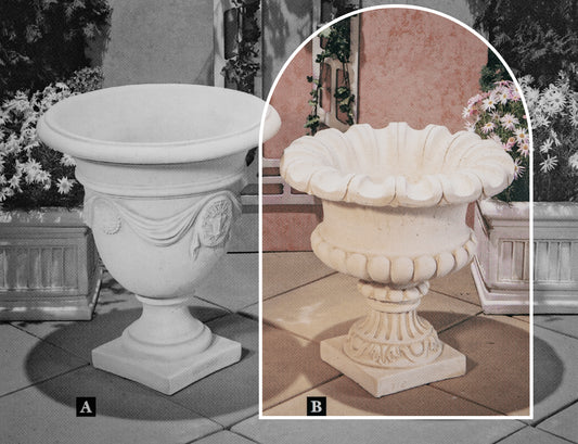The Waterloo Urn Concrete Garden Planter