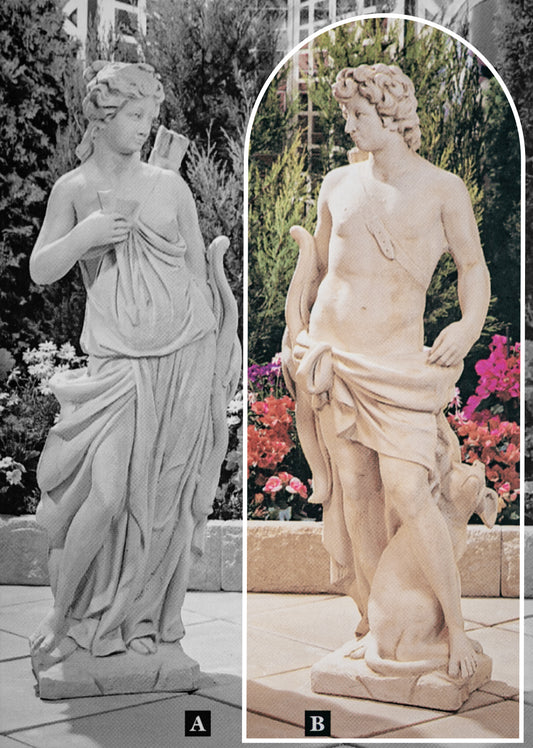 Apollo Large Concrete Garden Statue