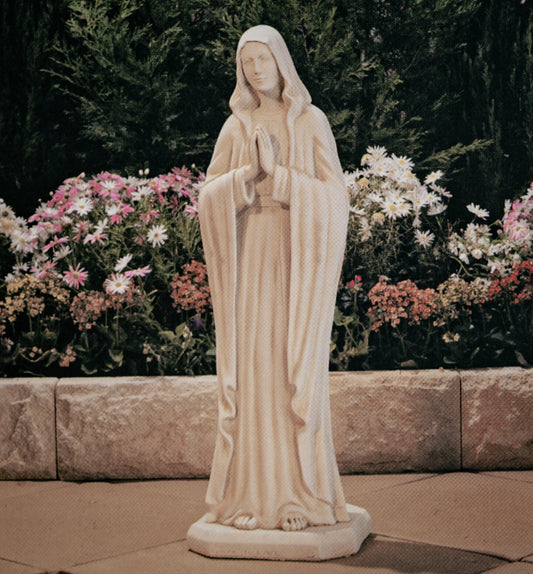Madonna of Peace Medium Concrete Garden Statue