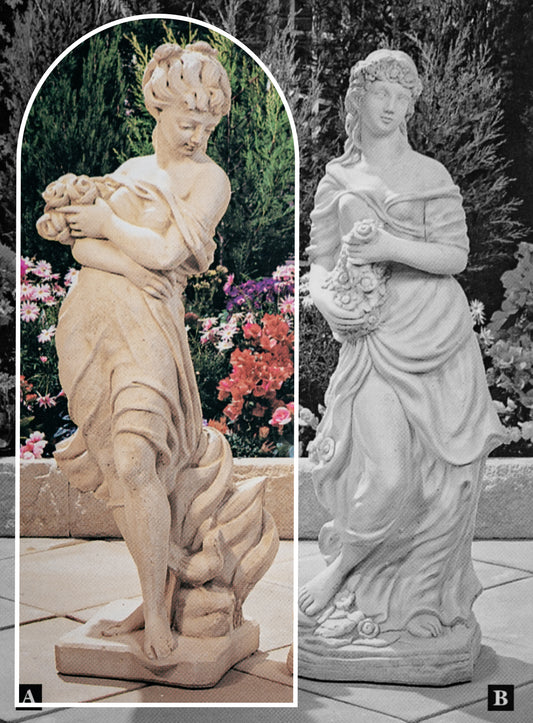 Silvia Large Concrete Garden Statue