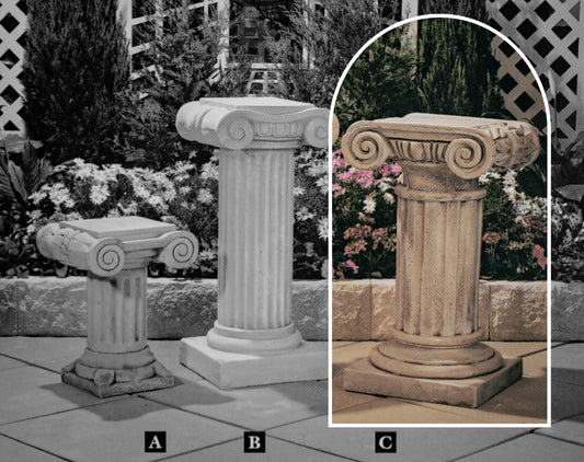 The Athena Concrete Garden Pedestal