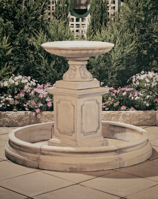 The Northbridge &amp; Classical Pond, B Concrete Fountain